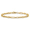 14k Yellow Gold 5mm Polished Fancy Link Bracelet