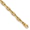 10k Yellow Gold 5.1mm Hand-polished Fancy Link Bracelet