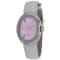 Locman Women's Nuovo Pink Mother-Of-Pearl Dial White Leather Strap Watch