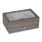 Mele and Co Ardene Grey Wooden Jewelry Case