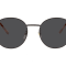 Gucci Black and Gold Tone Frame/ Gray Lens Sunglasses