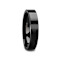 MORPHEUS Flat Black Tungsten Ring 2mm