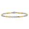 14K Two-tone Polished 7.75-inch Bracelet