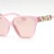 Versace Pink Frame / Light Pink Mirrored Lenses Sunglasses