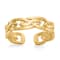 14K Yellow Gold Weave Toe Ring