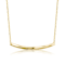 Sleek Bar Necklace In 14K Gold Over Sterling Silver