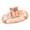Morganite 14K Rose Gold Ring 1.55ctw