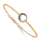 14k Yellow Gold and Rhodium Over 14k Yellow Gold Diamond and Sapphire
Moon and Star Bar Bracelet