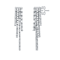 Graduated Fringe CZ Dangle Earrings In Sterling Silver
