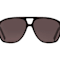 Saint Laurent Black Aviator Frame / Black Lenses Sunglasses