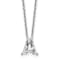 White Lab-Grown Diamond F VS 14K White Gold "A" Initial
Necklace 2.00ct
