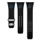 Gametime MLB Miami Marlins Black Silicone Apple Watch Band (38/40mm
M/L). Watch not included.