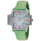 Locman Women's Italy Plus Mother-Of-Pearl Dial Green Leather Strap Watch