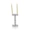 Lab-Grown Diamond Initial I Necklace In 14K Gold Over Sterling Silver 0.50ctw