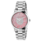 Gucci Women's G-Timeless Pink Dial, Stainless Steel Watch