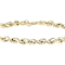 Italian Solid Link Bracelet In 14K Yellow Gold 4.9mm