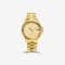 Croton The Sav Gold Tone 11 Diamond Marker Watch with Magnified Date