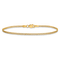 14k Yellow Gold 1.85mm Curb Link Bracelet, 7 Inches