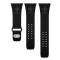 Gametime New Orleans Saints Debossed Silicone Apple Watch Band (38/40mm
M/L). Watch not included.
