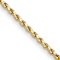 14k Yellow Gold 2mm Diamond-Cut Rope 16 Inch Chain