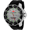 Seapro Men's Scuba Dragon Diver Limited Edition White Dial, Black Bezel,
Black Silicone Watch