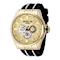 Invicta Speedway 48mm Gold, White Dial Silicone Band Quartz Watch