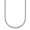 Rhodium Over Sterling Silver 2.4mm Snake 20 Inch Chain