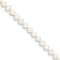 14k Yellow Gold 3-4mm White Near Round Freshwater Cultured Pearl Bracelet