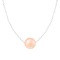 9.5-10.5mm Pink Cultured Freshwater Pearl Sterling Silver Necklace