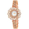 Christian Van Sant Women's Chantilly White Dial, Rose Stainless Steel Watch