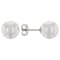 8-9mm Cultured Akoya Pearl Stud Earrings in Sterling Silver