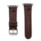 Gametime Miami Dolphins Leather Band fits Apple Watch (42/44mm M/L
Brown). Watch not included.