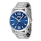 Invicta Celestial 43mm Blue Dial Stainless Steel Band Quartz Watch