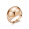 Bold Dome Ring In 14K Rose Gold Over Sterling Silver