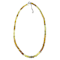 Multi-Color Garnet Beaded Necklace In Sterling Silver