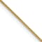 14k Yellow Gold 0.5mm Solid Box 24 Inch Chain