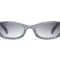 Chanel Transparent Black Gray Frame / Gray Gradient Lens Sunglasses