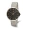 Ladies Charles Hubert Stainless Steel Black Dial Watch
