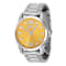 Invicta Celestial 43mm Yellow Dial Stainless Steel Quartz Watch