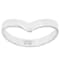 Chevron Band Ring In Sterling Silver