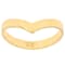 Chevron Band Ring In 18K Gold Over Sterling Silver