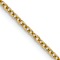 14k Yellow Gold 1.4mm Solid Round Open Wide Link Cable 22 Inch Chain