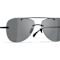 Chanel Black Aviator Frame / Gray Lenses Sunglasses