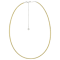Textured Diamond-Cut Omega Chain Necklace In 18K Gold Over Sterling Silver
