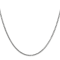 14k White Gold 1.9mm Box Chain 24"