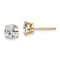 14K Yellow Gold Certified Lab Grown Diamond 1 1/2ct. VS/SI GH+, 4-Prong Earrings