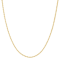 18k Yellow Gold-Plated Sterling Silver 1.2mm Rope Chain Necklace