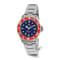 Charles Hubert Stainless Steel Blue Dial Watch
