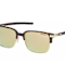 Ducati Men's Brown Tortoise Frame / Golden Mirrored Lenses Sunglasses