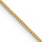14k Yellow Gold 0.5mm Solid Box 14 Inch Chain